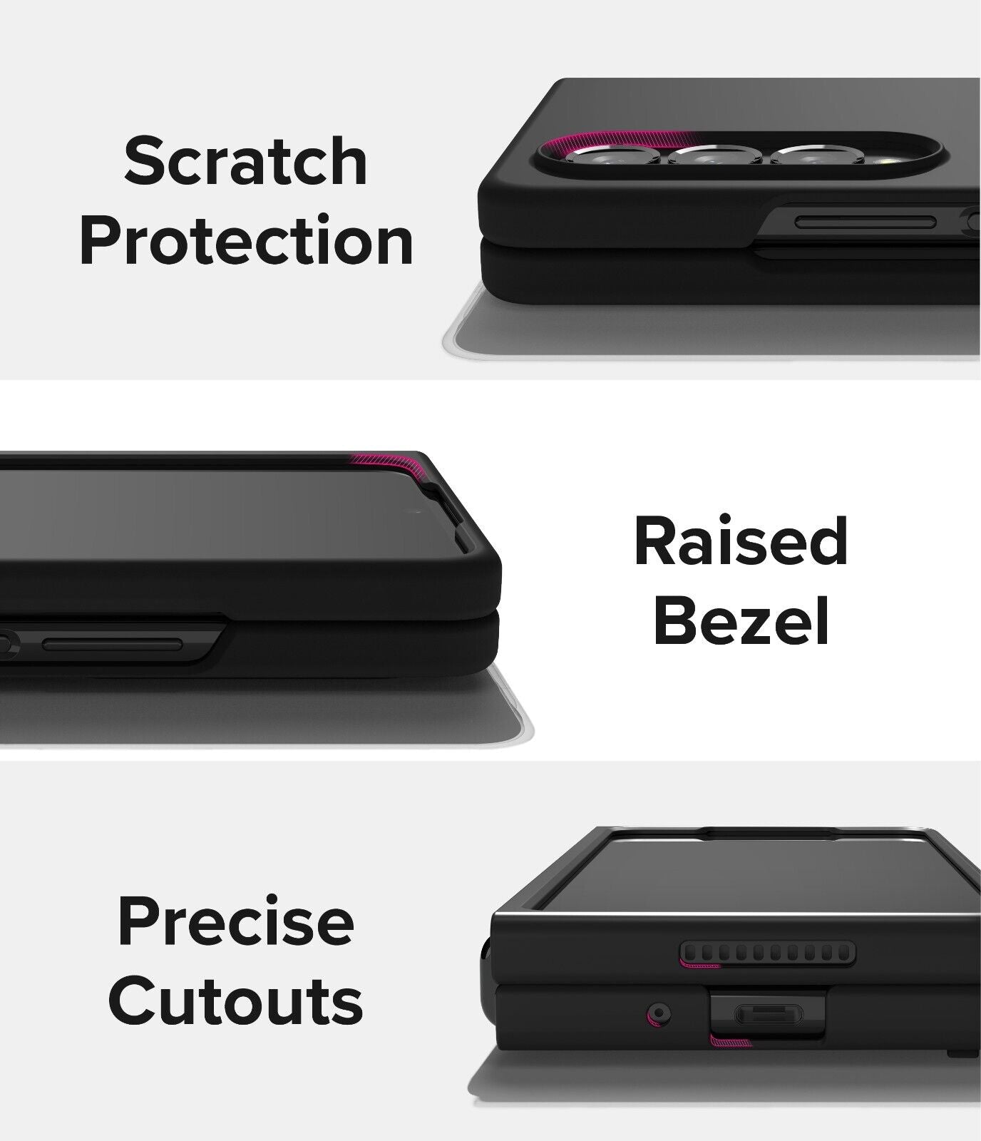 Case Ringke Slim Galaxy Z Fold 4 - Black - Ringke - Funda13 / CRSGZFD4 - BLKDastore