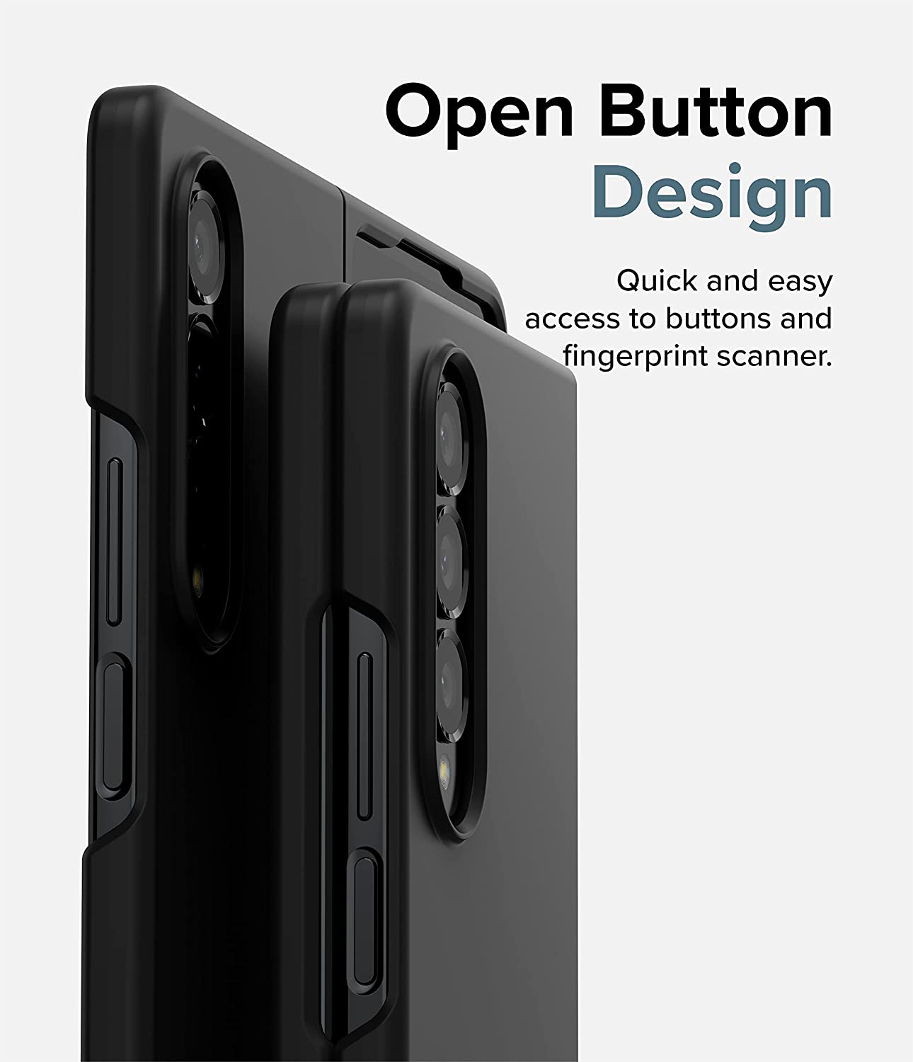 Case Ringke Slim Galaxy Z Fold 4 - Black - Ringke - Funda13 / CRSGZFD4 - BLKDastore