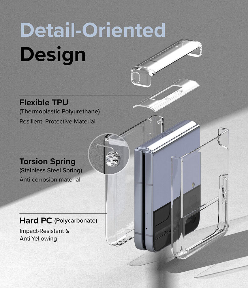 Case Ringke Slim Hinge Galaxy Z Flip 4 - Clear (OUTLET) - Ringke - Funda/ CRSHGZF4 - CLOUTDastore