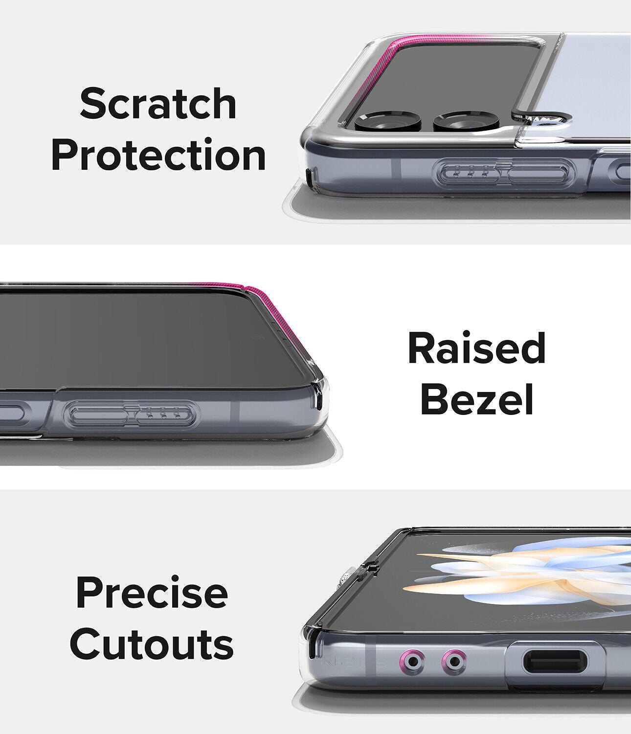 Case Ringke Slim Hinge Galaxy Z Flip 4 - Clear (OUTLET) - Ringke - Funda/ CRSHGZF4 - CLOUTDastore
