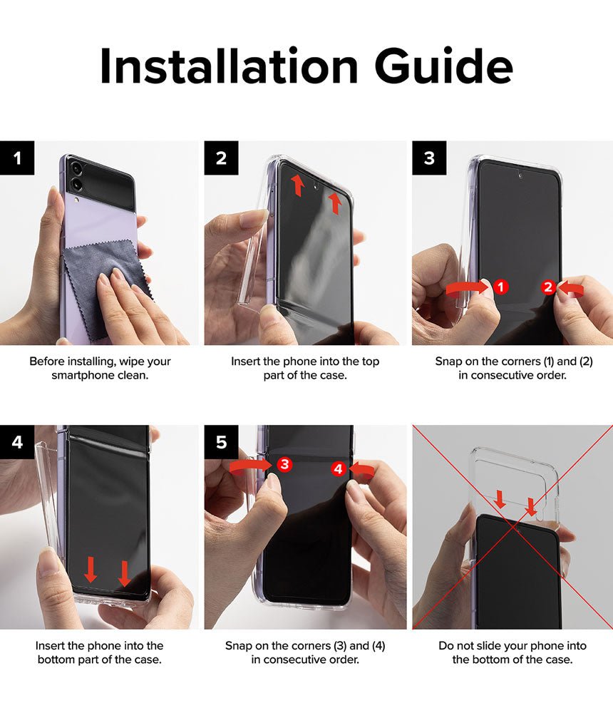 Case Ringke Slim Ring Hinge Galaxy Z Flip 4 (OUTLET) - Ringke - Funda/ CRSRHGZF4 - PTHOUTDastore