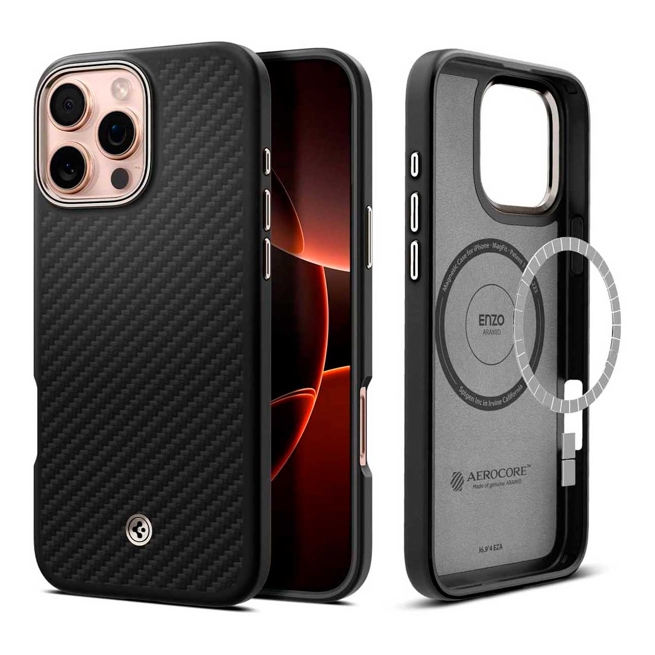 Case Spigen Enzo Aramid iPhone 16 Pro Max - Spigen - Funda4 - 6 - 1 / CSEAP16PMDastore