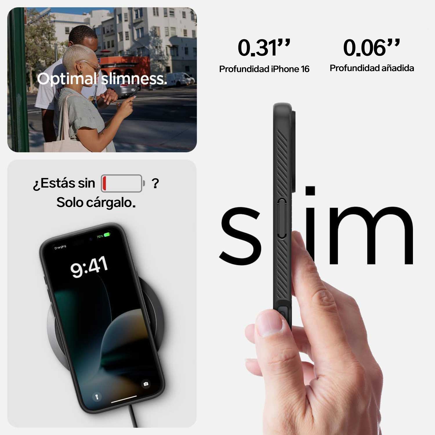 Case Spigen Liquid Air iPhone 16 - Spigen - Funda4 - 7 - 2 / CSLAP16Dastore