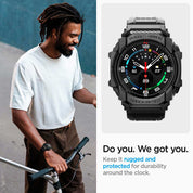 Case Spigen Rugged Armor Pro Galaxy Watch Ultra (47mm) Case + correa - Spigen - Funda Galaxy Watch5 - 8 - 5 / CSRAPGWUTCCBDastore