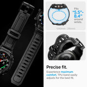 Case Spigen Rugged Armor Pro Galaxy Watch Ultra (47mm) Case + correa - Spigen - Funda Galaxy Watch5 - 8 - 5 / CSRAPGWUTCCBDastore