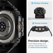 Case Spigen Rugged Armor Pro Galaxy Watch Ultra (47mm) Case + correa - Spigen - Funda Galaxy Watch5 - 8 - 5 / CSRAPGWUTCCBDastore