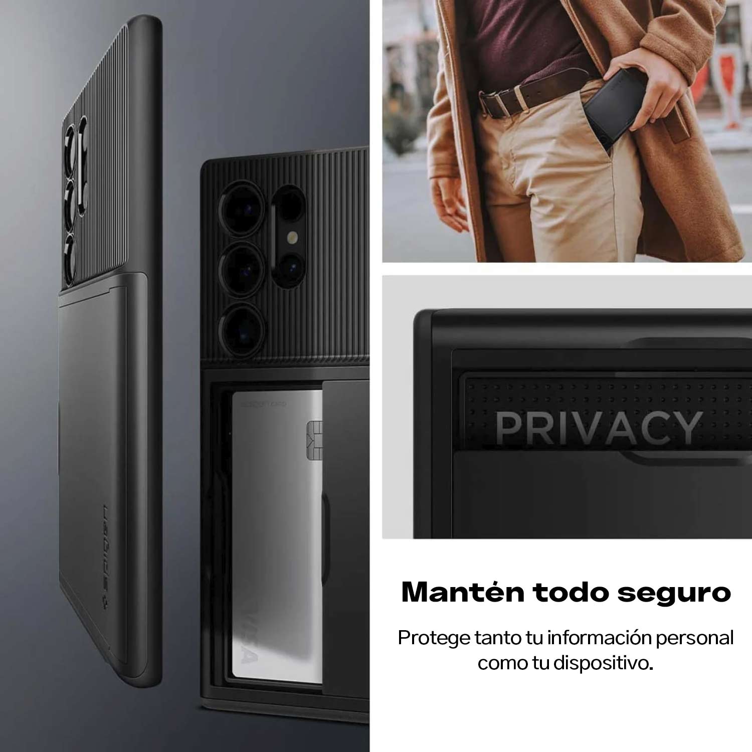 Case Spigen Slim Armor CS Galaxy S24 Ultra - Spigen - Funda4 - 7 - 1 / CSSAGS24U - BCKDastore
