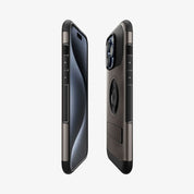 Case Spigen Slim Armor iPhone 15 Pro Max (MagSafe) - Gunmental - Spigen - Funda4 - 7 - 2 / CSSAP15PMMSGDastore