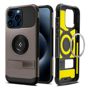 Case Spigen Slim Armor iPhone 15 Pro Max (MagSafe) - Gunmental - Spigen - Funda4 - 7 - 2 / CSSAP15PMMSGDastore
