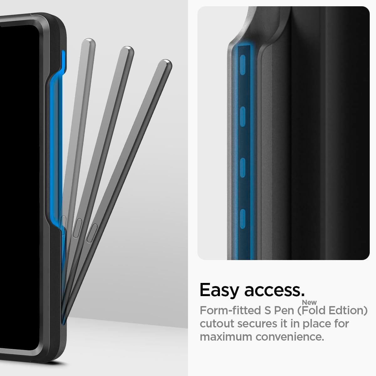 Case Spigen Slim Armor Pro (Pen Edition) Galaxy Z Fold 5 - Black - Spigen - Funda4 - 6 - 1 / CSSAPPEGZFOLD5 - BDastore