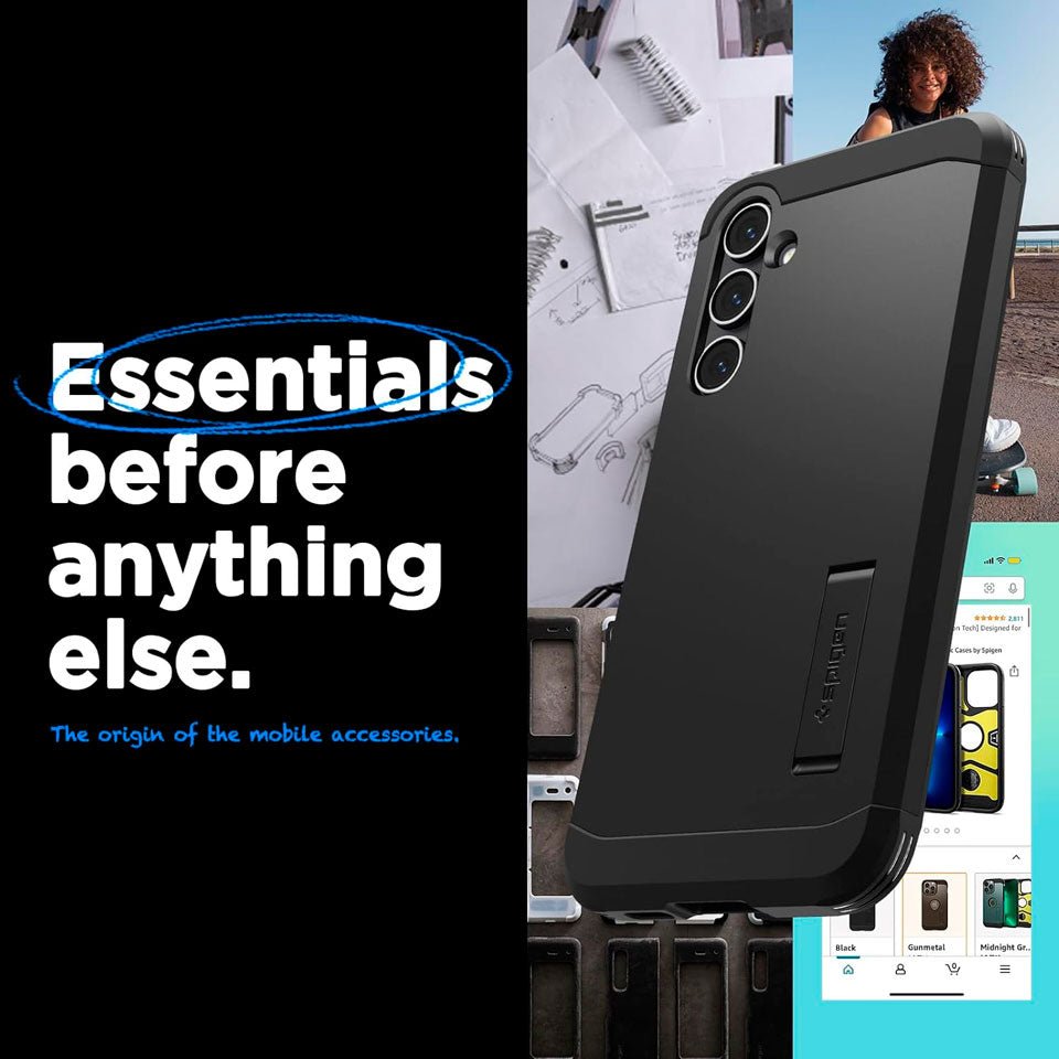 Importado USA Case Spigen Tough Armor Galaxy S23 FE - Black – Dastore