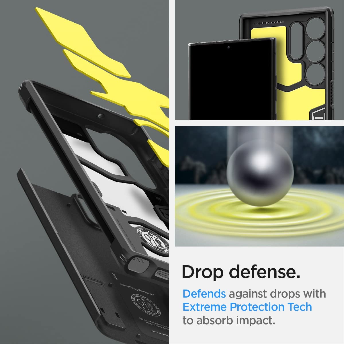 Case Spigen Tough Armor Galaxy S23 Ultra - Black - Spigen - Funda4 - 7 - 2 / CSTGHAGS23U - BCKDastore