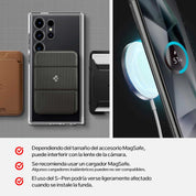 Case Spigen Tough Armor MagFit Galaxy S24 Ultra (MagSafe) - Black - Spigen - Funda/ CSTAMGS24U - BLDastore