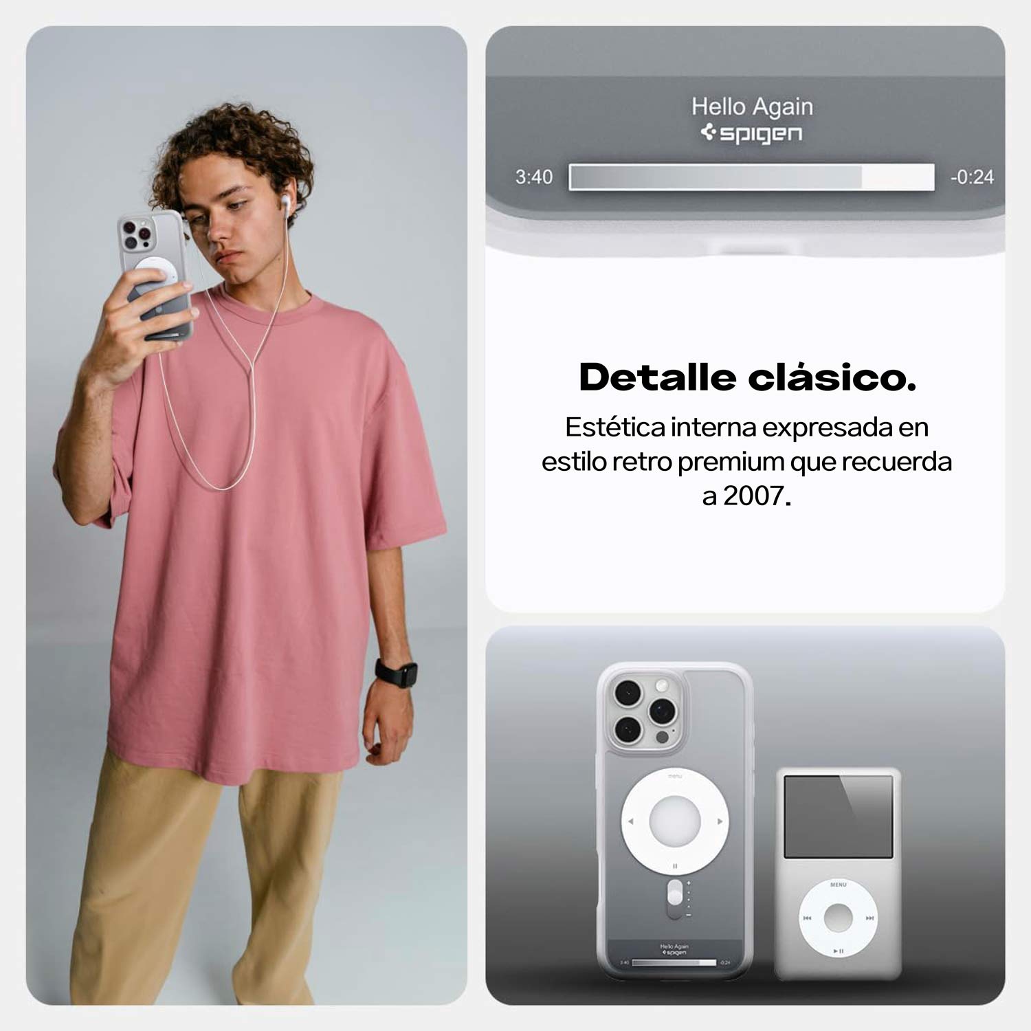 Case Spigen Ultra Hybrid Classic iPhone 16 Pro (MagSafe) - Spigen - Funda/ CSUHCIPH16P - SVDastore