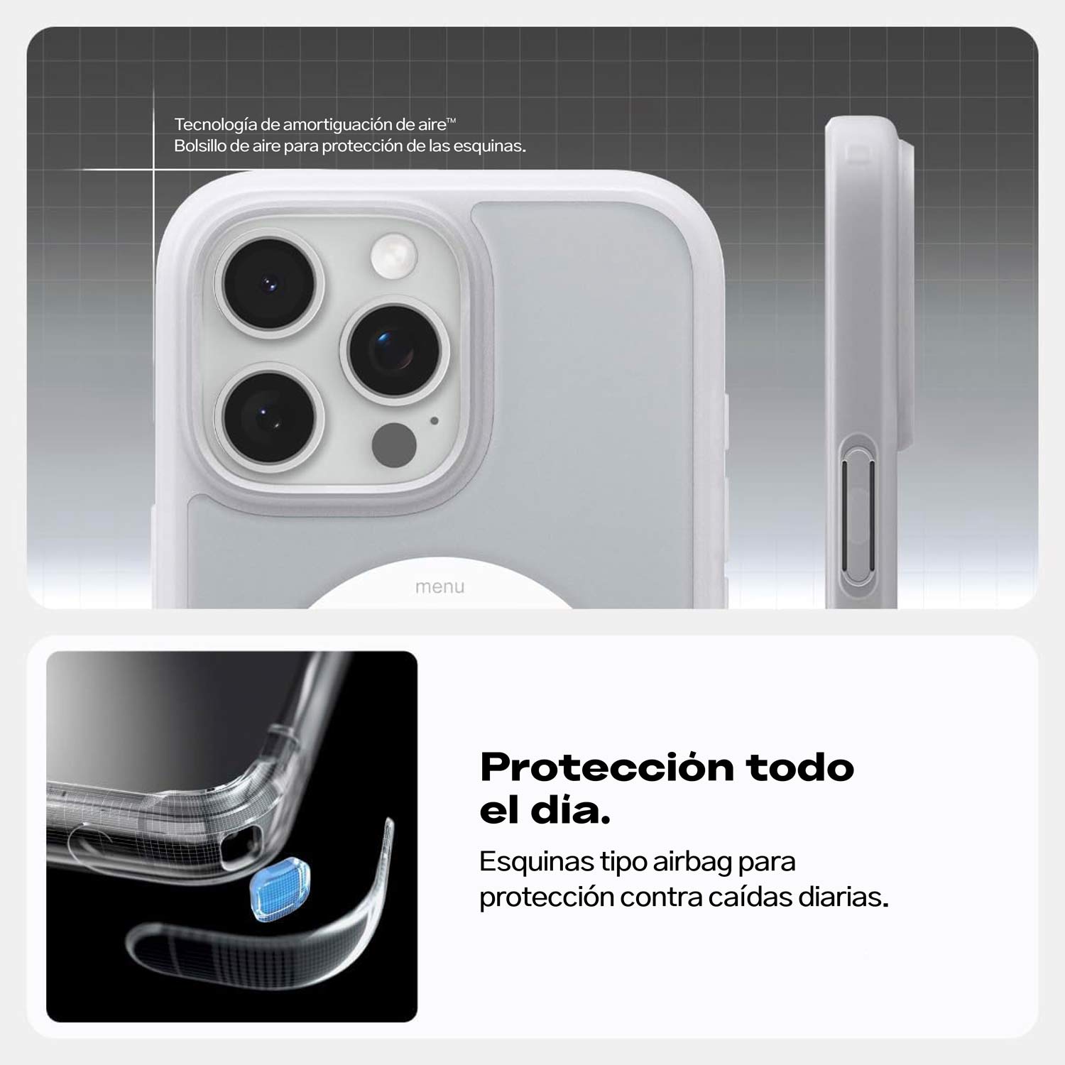 Case Spigen Ultra Hybrid Classic iPhone 16 Pro (MagSafe) - Spigen - Funda/ CSUHCIPH16P - SVDastore