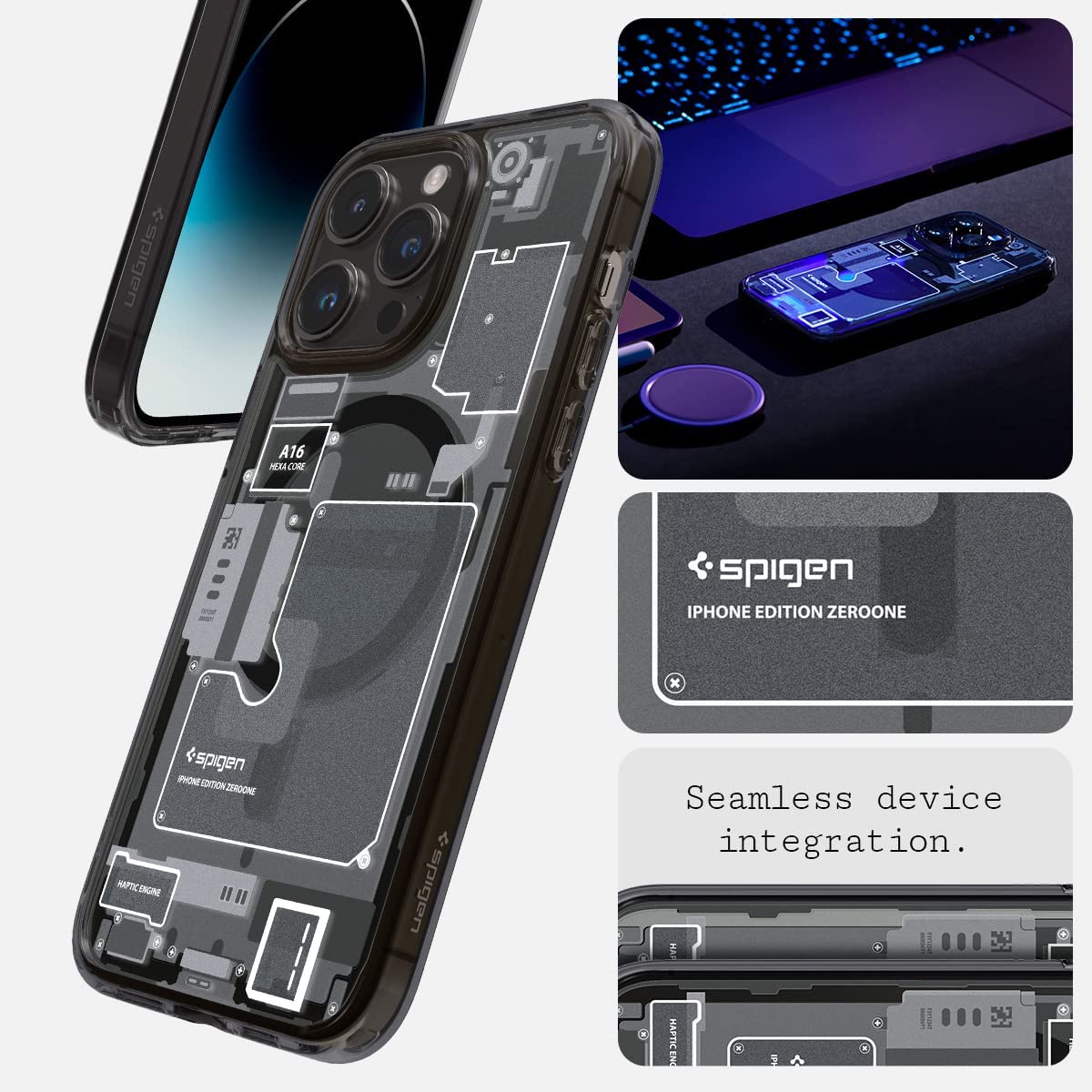 Case Spigen Ultra Hybrid Mag iPhone 14 Pro (MAGSAFE) - Zero One - Spigen - Funda3 - 5 - 3 / CSUHIPH14P - ZODastore
