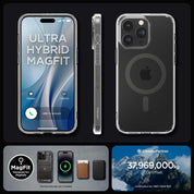 Case Spigen Ultra Hybrid Mag iPhone 15 Pro (MagSafe) - Graphite - Spigen - Funda4 - 6 - 2 / CSUHMIPH15P - GHDastore