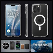 Case Spigen Ultra Hybrid Mag iPhone 15 Pro (MagSafe) - White - Spigen - Funda4 - 5 - 2 / CSUHMIPH15P - WHDastore