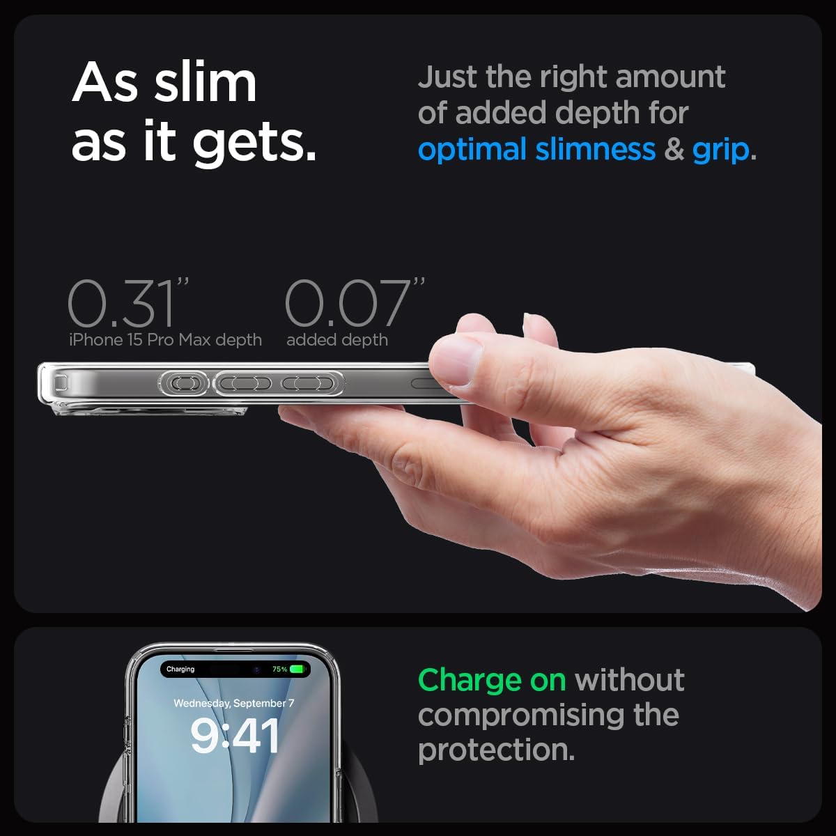 Case Spigen Ultra Hybrid Mag iPhone 15 Pro Max (MagSafe) - White - Spigen - Funda/ CSUHMIPH15PM - WHDastore