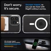 Case Spigen Ultra Hybrid Mag iPhone 15 Pro Max (MagSafe) - White - Spigen - Funda/ CSUHMIPH15PM - WHDastore