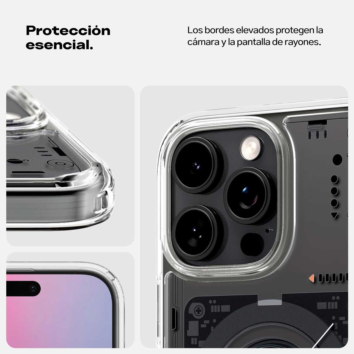 Case Spigen Ultra Hybrid Neo One iPhone 16 Pro (MagSafe) - Spigen - Funda4 - 4 - 1 / CSUHNOIPH16PDastore