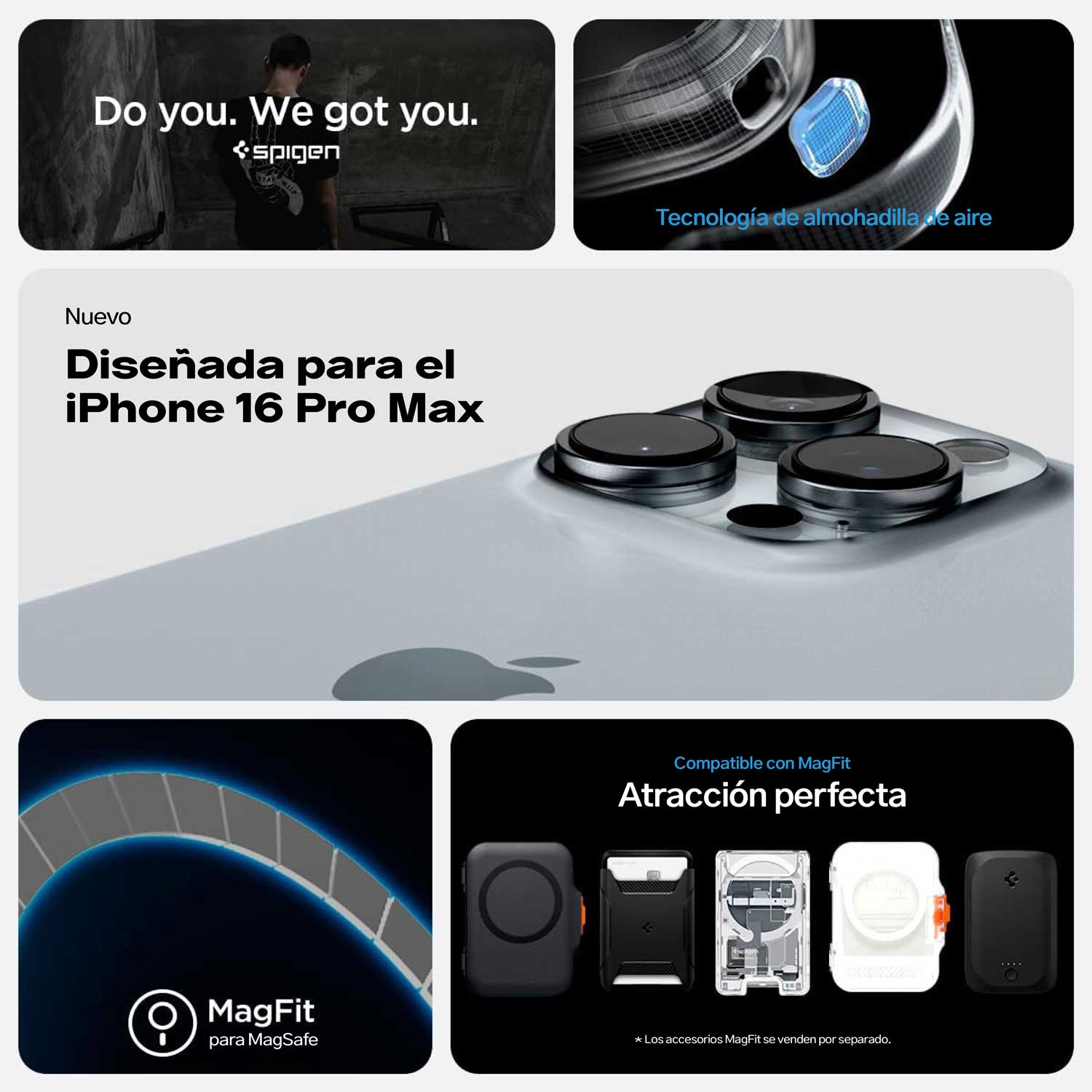 Case Spigen Ultra Hybrid Neo One iPhone 16 Pro Max (MagSafe) - Spigen - Funda4 - 5 - 1 / CSUHNOIPH16PMDastore