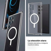 Case Spigen Ultra Hybrid OneTap Ring Galaxy S24 Ultra (MAGSAFE) - Spigen - Funda4 - 5 - 7 / CSUHMGG24U - WTHDastore