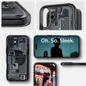 Case Spigen Ultra Hybrid Zero One iPhone 16 (MagSafe) - Spigen - Funda4 - 1 - 6 / CSUHZOIPH16 - BKDastore