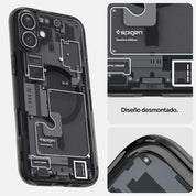 Case Spigen Ultra Hybrid Zero One iPhone 16 (MagSafe) - Spigen - Funda4 - 1 - 6 / CSUHZOIPH16 - BKDastore