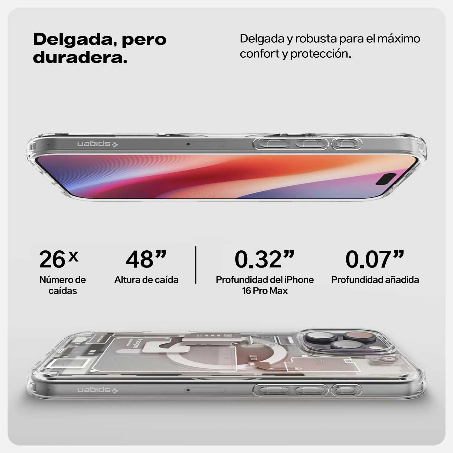 Case Spigen Ultra Hybrid Zero One iPhone 16 Pro Max (MagSafe) - Spigen - Funda4 - 2 - 2 / CSUHZOIPH16PM - NTIDastore