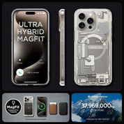 Case Spigen Ultra Hybrid Zero One Titanium iPhone 15 Pro Max (MagSafe) - Spigen - Funda4 - 6 - 2 / CSUHZOTIPH15PMDastore