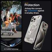 Case Spigen Ultra Hybrid Zero One Titanium iPhone 15 Pro Max (MagSafe) - Spigen - Funda4 - 6 - 2 / CSUHZOTIPH15PMDastore