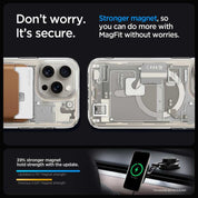 Case Spigen Ultra Hybrid Zero One Titanium iPhone 15 Pro Max (MagSafe) - Spigen - Funda4 - 6 - 2 / CSUHZOTIPH15PMDastore