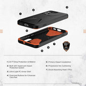 Case UAG Civilian Galaxy S22 Plus - Black - UAG - Funda3 - 6 - 3 / CUAGCVGS22P - BCKDastore