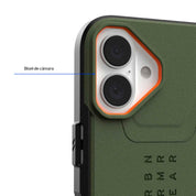 Case UAG Civilian iPhone 16 (MagSafe) - Olive Drab - UAG - FundaDastore