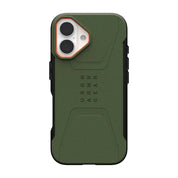 Case UAG Civilian iPhone 16 (MagSafe) - Olive Drab - UAG - FundaDastore