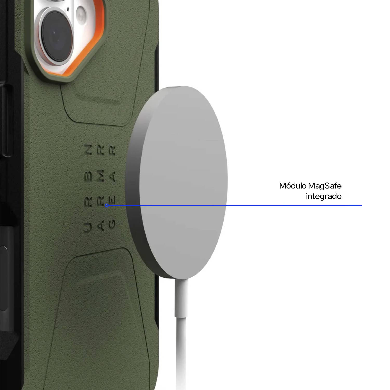 Case UAG Civilian iPhone 16 (MagSafe) - Olive Drab - UAG - FundaDastore