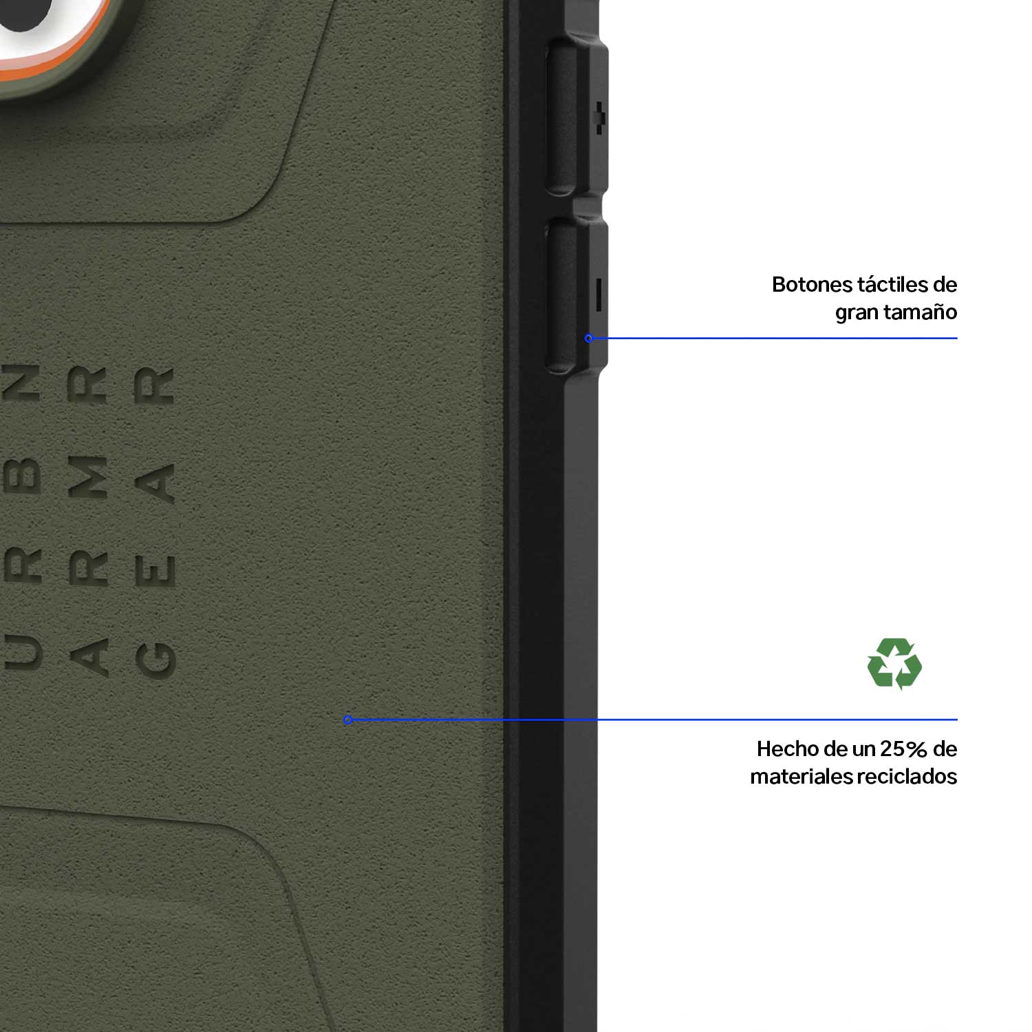 Case UAG Civilian iPhone 16 Pro Max (MagSafe) - UAG - Funda3 - 6 - 2 / CUAGCP16PMMS - ODDastore