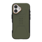 Case UAG Civilian iPhone 17 (MagSafe) - Olive/Orange