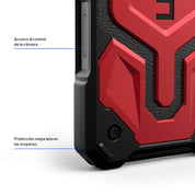 Case UAG Monarch Pro iPhone 16 (MagSafe) - Crimson - UAG - FundaDastore