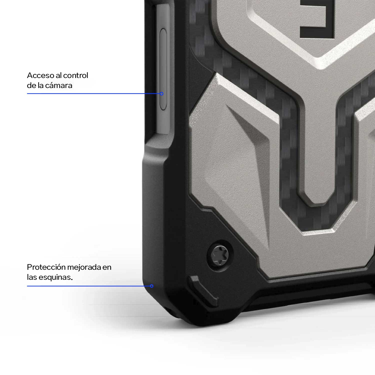 Case UAG Monarch Pro iPhone 16 (MagSafe) - Titanium - UAG - FundaDastore