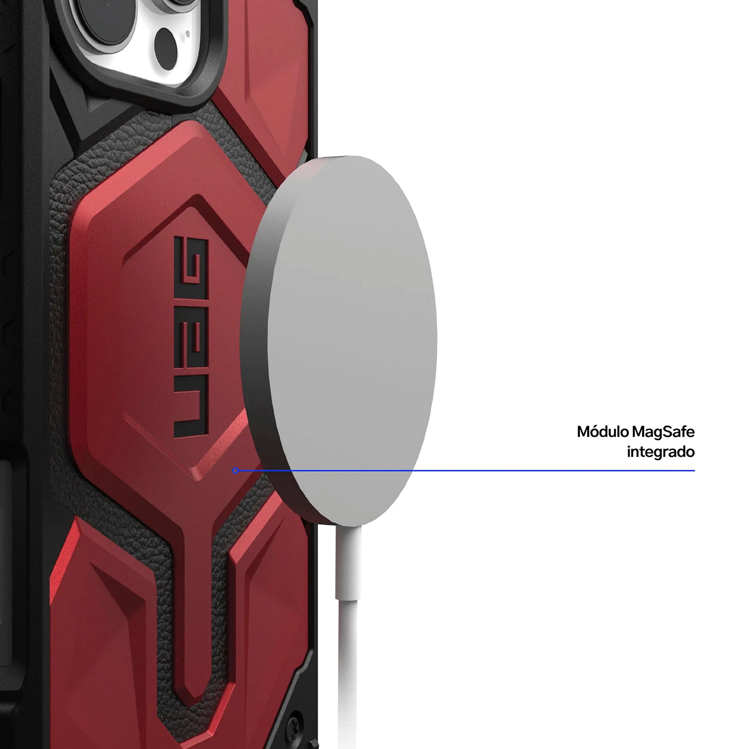 Case UAG Monarch Pro iPhone 16 Pro Max (MagSafe) - Crimson - UAG - Funda3 - 6 - 2 / CUAGMPP16PMMS - CDastore