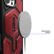 Case UAG Monarch Pro iPhone 16 Pro Max (MagSafe) - Crimson - UAG - Funda3 - 6 - 2 / CUAGMPP16PMMS - CDastore