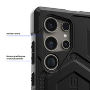 Case UAG Monarch Pro Kevlar® Galaxy S24 Ultra (MagSafe) - Black - UAG - Funda3 - 6 - 1 / CUAGMCHPGS24U - BCKDastore