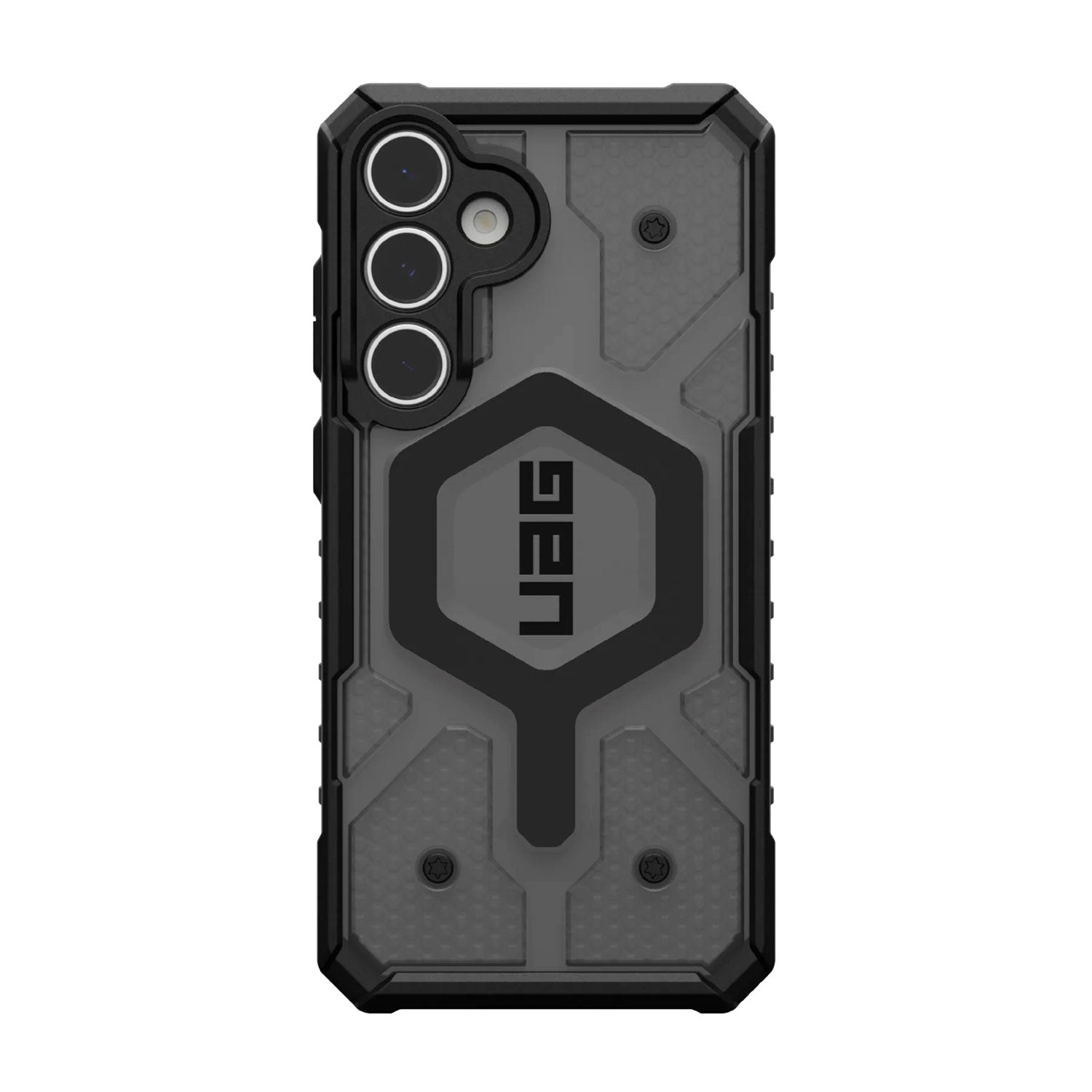 Case UAG Pathfinder Clear Galaxy S24 FE (MagSafe) - Ash - UAG - FundaDastore