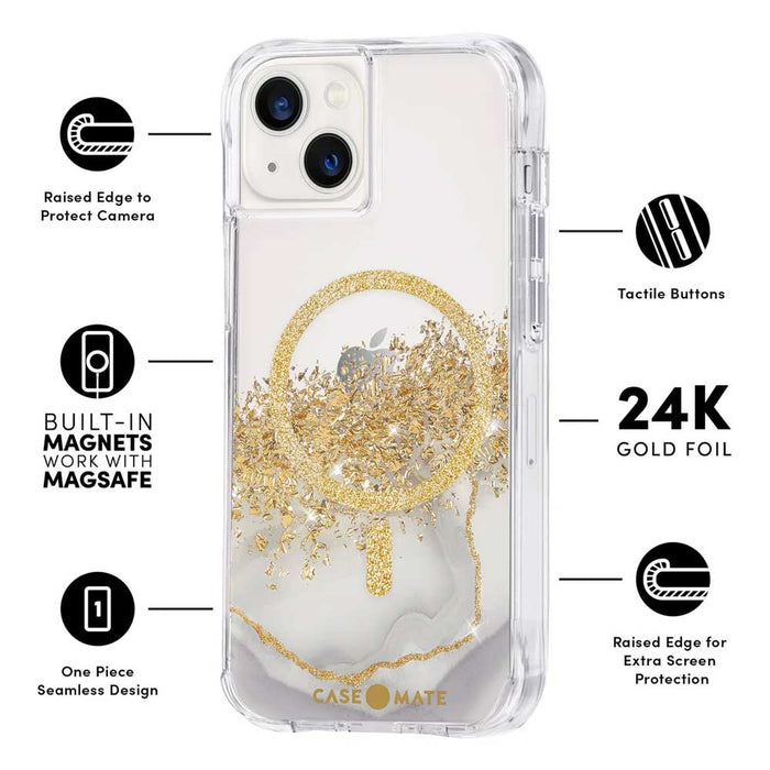 Case Case-Mate iPhone 13 / iPhone 13 Pro - Karat Marble (Magsafe)