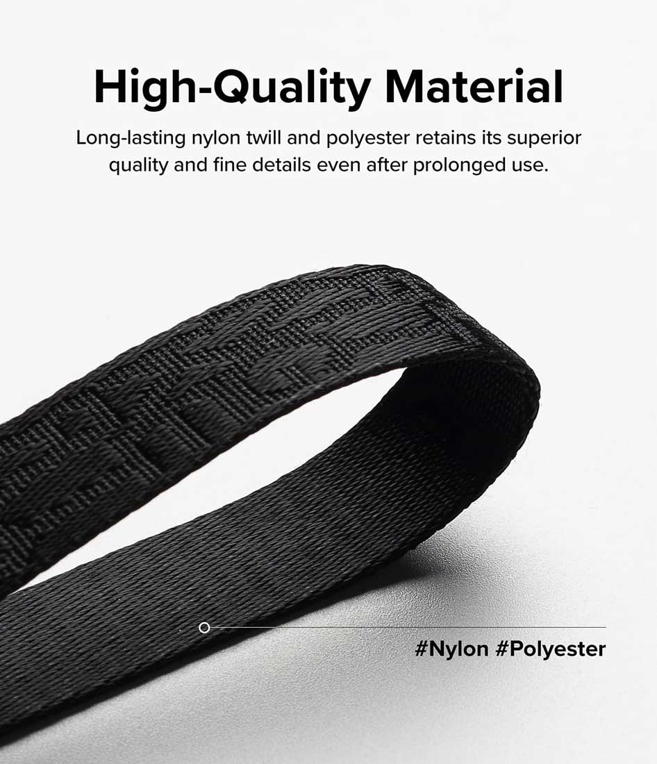 Correa Ringke Hand Strap - Lettering Black 2 - Ringke - Strap5 - 2 - 1 / BRHS - LTB2Dastore
