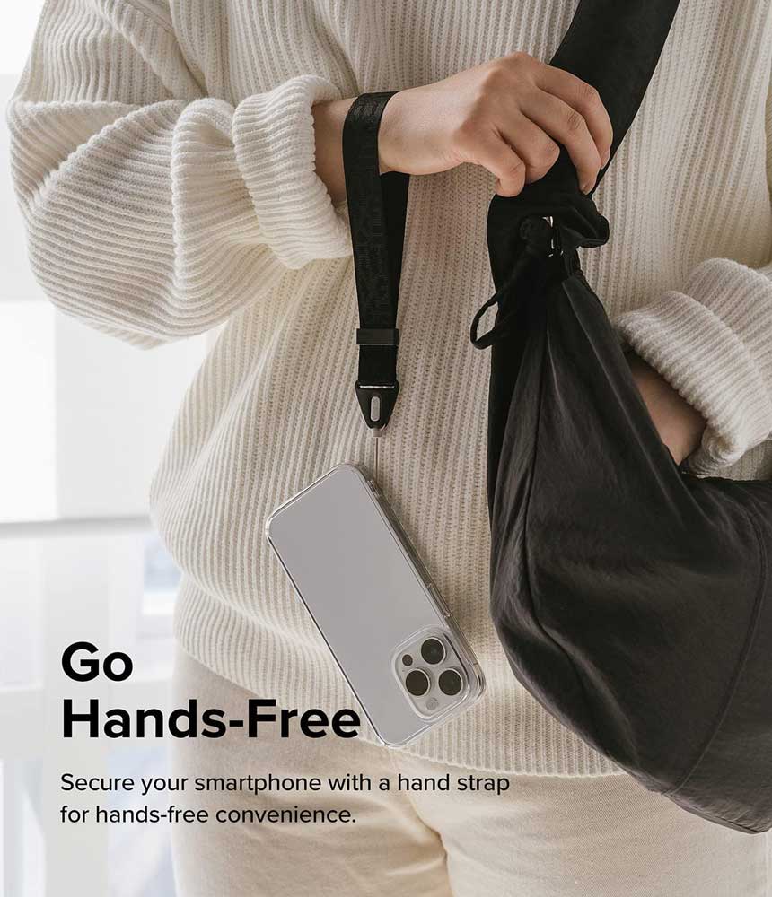 Correa Ringke Hand Strap - Lettering Black 2 - Ringke - Strap5 - 2 - 1 / BRHS - LTB2Dastore