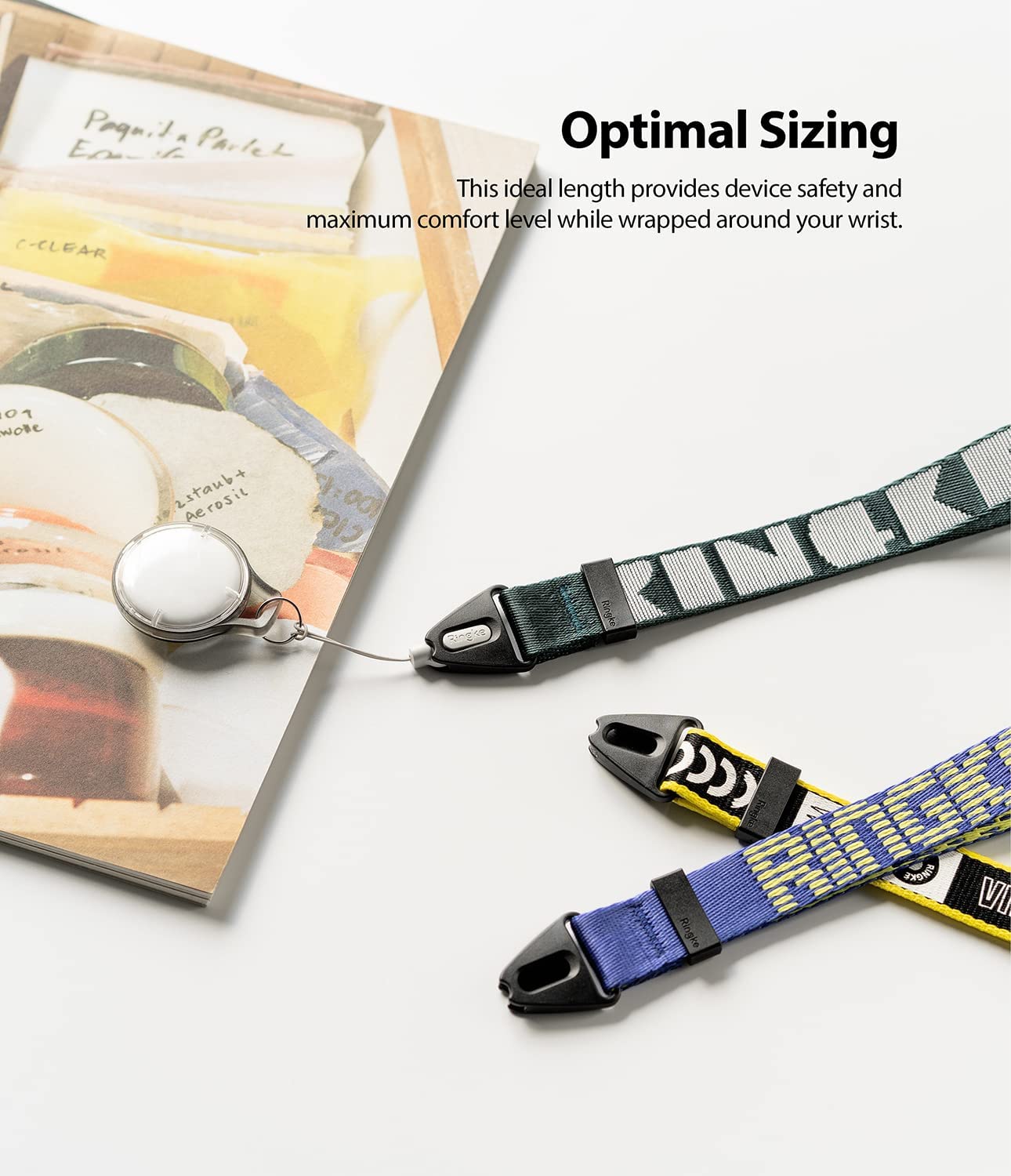 Correa Ringke Hand Strap - Lettering Peacock Green - Ringke - Strap5 - 2 - 3 / HRHSLPGDastore
