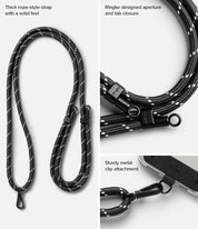 Correa Ringke Holder Link Strap - Black / White - Ringke - Strap5 - 3 - 10 / HRHLS - BCKWDastore